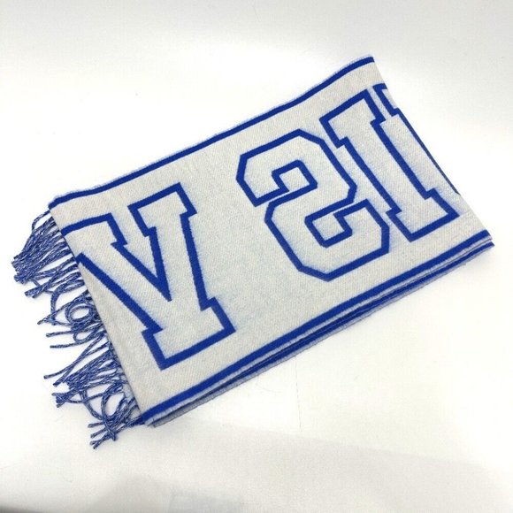 LOUIS VUITTON Echarpes-city louis Scarf Wool / Cashmere blue - Picture 10 of 10